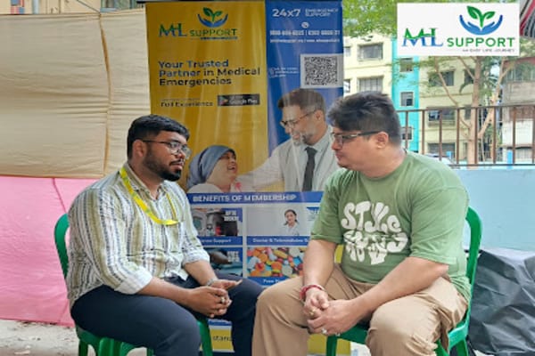 ML Support – 24/7 Emergency Healthcare services, Free Ambulance & Medicine Delivery